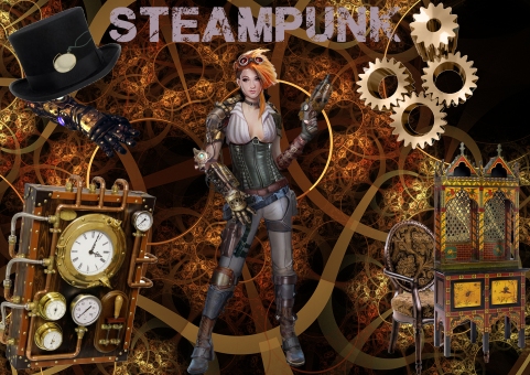 steampunk mood baord